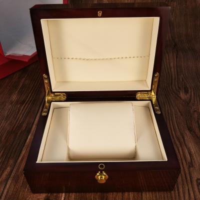 China Biodegradable Red Wine Jewelry Package Boxes Redwood Wooden Watch Box Handmade High Quality Material Gift Packaging Customized for sale