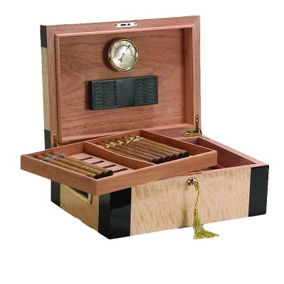 China Wooden Best Seller Handmade Cigar Packaging Box Customize Luxury Gift Jewerly Box for sale