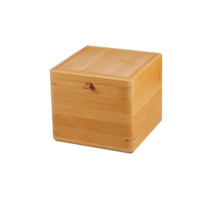 China Biodegradable Handmade Wooden Jewelry Watch Packaging Gift Wooden Tea Box Light Color Box Customized for sale