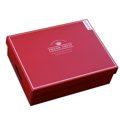 China Handmade Wholesale Red Renovate Cardboard Boxes Customized Wine Gift Paper Cardboard Boxes Luxury Outer Packaging Boxes for sale