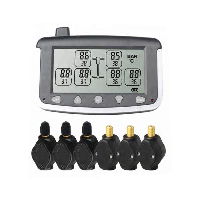 China Truck and Trailer RV Motorhome Tire Pressure Monitoring System 6 Tires Flow-Through TPMS Sensor TM515T6/ST for sale