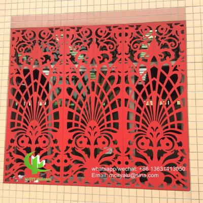 China Aluminum carving panel cladding panel 2.5mm thickness for window decoration for sale