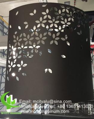 China China factory super durable powder coated Aluminum CNC laser cut decorative panel for facade wall panel cladding panel for sale