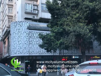 China Aluminum perforated sheet for window privacy screen fence with 2mm thickness laser cut screen for sale