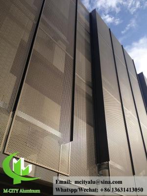 China Perforated metal aluminum panel laser cut metal panels for exterior for sale