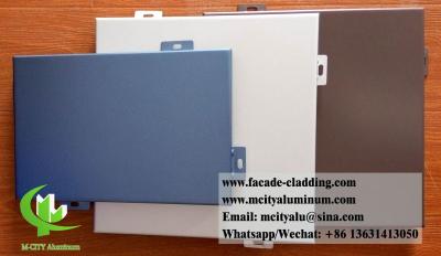 China Formed aluminum panel for facade cladding weather proof 3mm thickness for sale