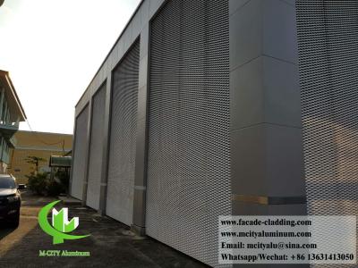 China Exterior Architectural aluminum mesh expanded screen panels for facade for sale