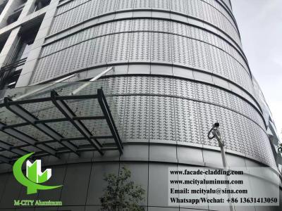 China Outdoor Metal cladding aluminium sheet facade cladding for facade exterior cladding for sale