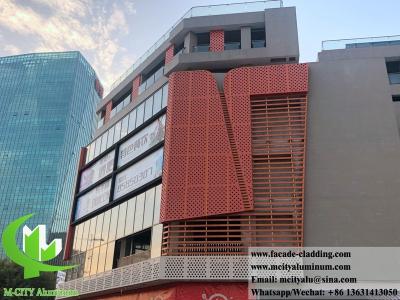 China China Perforated metal cladding panels metal facades 3mm aluminum sheet for sale