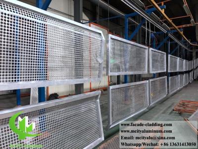 China Anti rust metal facade perforated aluminum sheet supplier in Guangzhou for sale