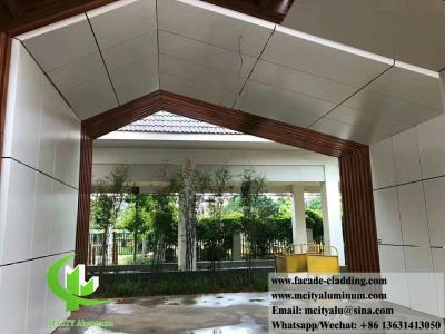 China Metal cladding aluminium solid wall cladding metal sheet for roof and facade for sale