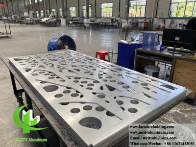China Aluminium decorative screen exterior metal sheet for building garden fence decoration for sale