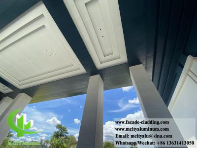 China Solid aluminium panels metal wall cladding for facade, ceiling interior and exterior decoration for sale