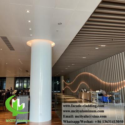 China Metal aluminum column cladding 3mm thickness powder coated interior and exterior decoration for sale