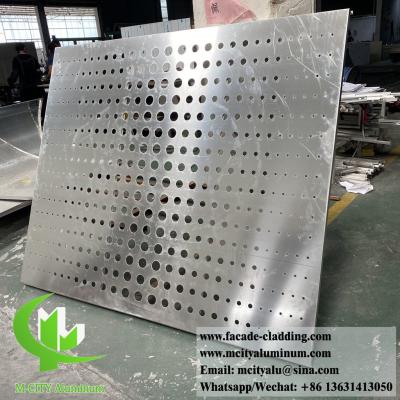 China Exterior metal panels aluminium facades system cnc cutting decorative patterns customized metal sheet for sale