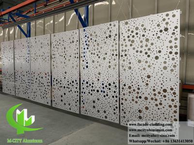 China Perforated aluminum facades panel metal cladding decorative screen for sale