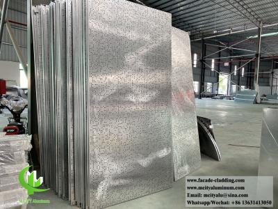 China Punching holes metal sheet aluminium panels for architectural building wall cladding facade for sale