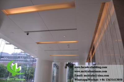 China Solid aluminum ceiling panels exterior waterproof fireproof with hollow patterns for sale