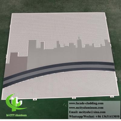 China Aluminum Sheet Metal Cladding Panels Facades System Fireproof Anti Rust Outdoor Decoration for sale