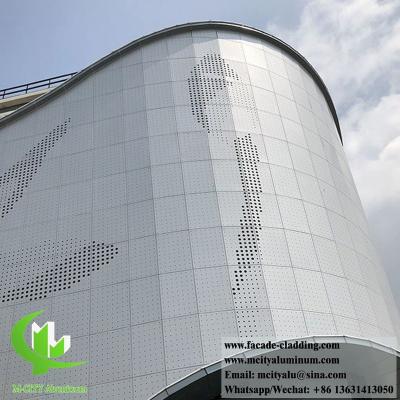 China Outdoor Wall Cladding Panels Customized Metal Cladding Aluminium Sheet For Building Facades System for sale