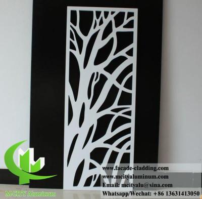 China Laser Cut Metal Privacy Screens Decorative Panels Aluminium Sheet 3mm Thickness for sale