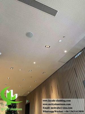 China Perforated Metal Ceiling Aluminium Solid Panel Anti Rust Interior And Exterior Ceiling Decorataion for sale