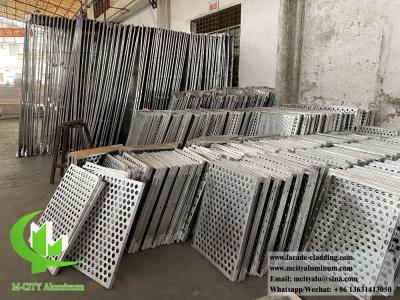 China Decorative Perforated Aluminum Cladding Metal Sheet For Building Material Decoration for sale