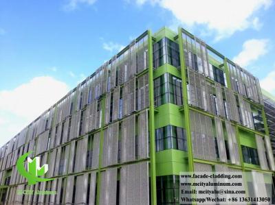 China Perforating Metal Screen Aluminium Panels For Wall Cladding Decoration Metal Mesh for sale