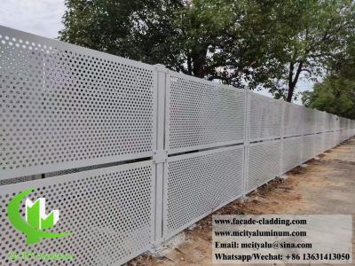 China Perforating Metal Sheet Aluminium Screen For Fence Room Dividers Facades Wall Cladding for sale