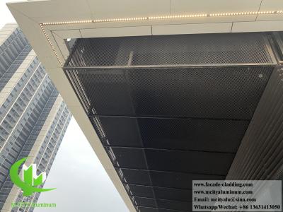 China Perforated Metal Mesh Expended Mesh Aluminium For External Ceiling Decoration for sale