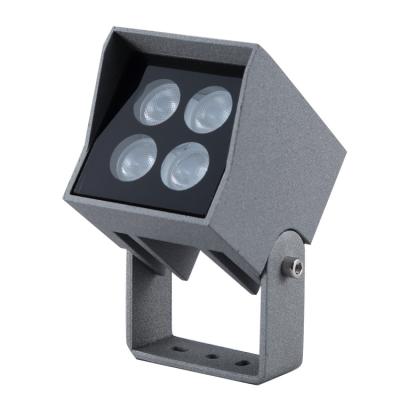 China LANDSCAPE IP65 8W RGB Spot Light Square Shape Die Cast Aluminum LED Outdoor Flood Light For Facade Lighting for sale