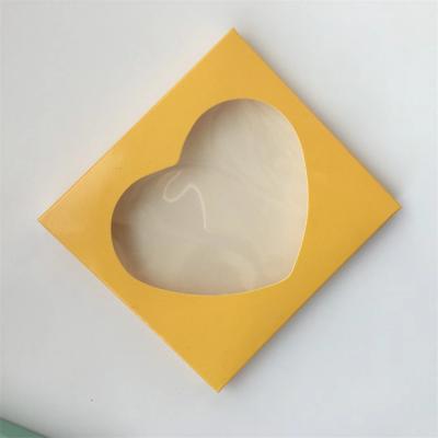 China Handmade heart shaped lashe boxes paper gift box custom logo for eyelash boxes with trays for sale