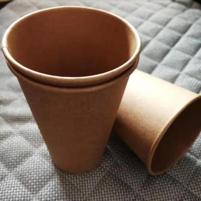 China Waterproof Plain PE Coated Kraft Paper Use For Paper Cup And Soup Bowl for sale