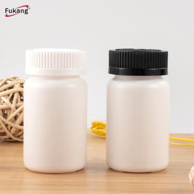 China 100cc Round Plastic Medicine Containers Pill HDPE With Child Safety Cap B-100A for sale