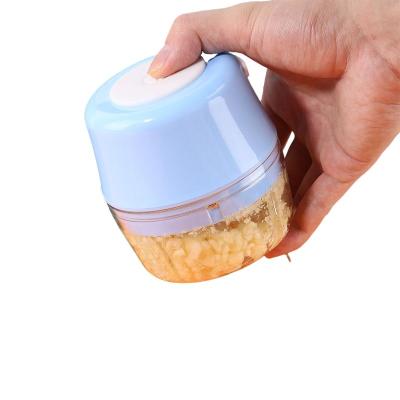 China Garlic Crusher Kitchen Tools Shop Multifunctional Mini Wireless Motorization Garlic Mash Instrument for sale