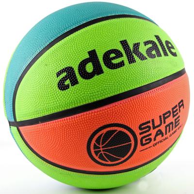 China Cheap Custom Hot Selling Basketball Outdoor Sports Rubber Luminous-in-Dark Basketball Basketballs for sale