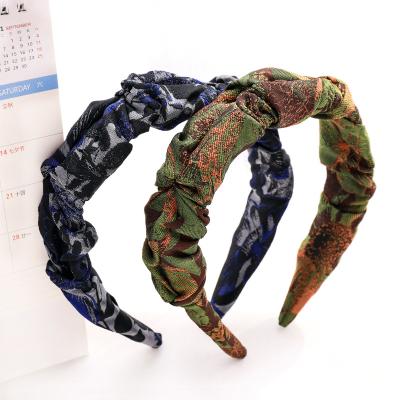 China Wholesale Women's Floral Headband Hair Accessories Women Headband Hairband for sale