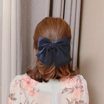 China Korean Fashion Style Knot Hair Tie Stain Hair Bow Hair Accessory for sale