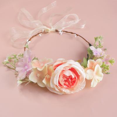 China Popular Made In China Bridal Hair Accessories Hair Flower Crown Hair Accessories For Weddings for sale