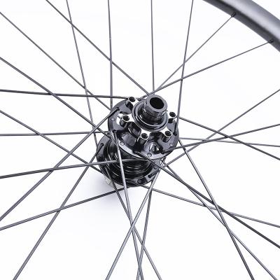 China Mountain Bikes Grade Competitive MTB Anvil Bicycle Mtb Wheel 30mm Novatec Wide Wide Tubeless Carbon Ready Wheels 6 Bolts for sale