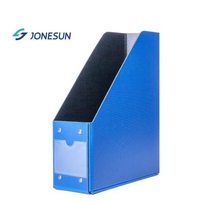 China PP Foam Horizontal PP Foam Box Magazine Folder Vertical Binder Organizer Document With Label Pocket for sale