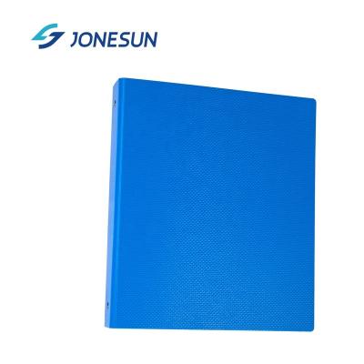 China High Quality Durable PP Stationery Foam Plastic 3 O Ring Binder File Folder Organizer With 1.5 Inch Rings for sale