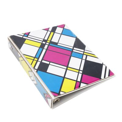 China Custom clear paper conference 2 3 3d flexible 23 color fashion design A5 A6 mini 6 hole ring binder folder for meeting for sale