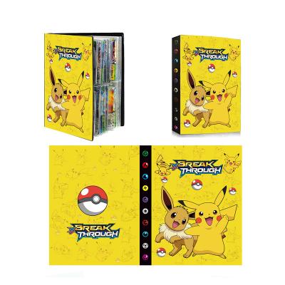 China 2021 Premium PVC Factory Pokemon Card Collection 4 9 12 Pocket Holder Folder Binder Collection Card Album Folder for sale