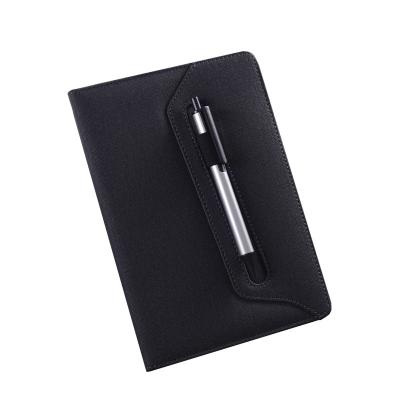 China A4 Hardcover PU Travelers Notebook Leather Notebook Planner with Pen Holder Pocket for Stationery School Supplies for sale