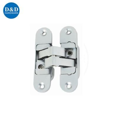 China Modern Zinc Alloy Adjustable Hidden 3D Hinge For Hotel Wooden Door for sale