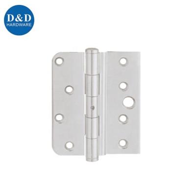 China Modern 304 Stainless Steel Crank Door Hinge With Radius And Straight Corner for sale