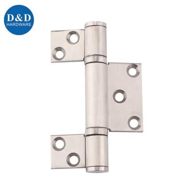 China Modern Stainless Steel Folding Door 2 Ball Bearing Hinge Three Leaf Butt Ball Bearing for sale