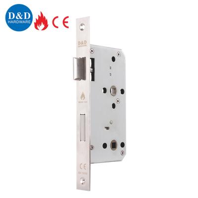 China European Steel Door Hardware 304 EN12209 Stainless Steel Door Or Door Mortise Wooden Door Lock For Bathroom for sale