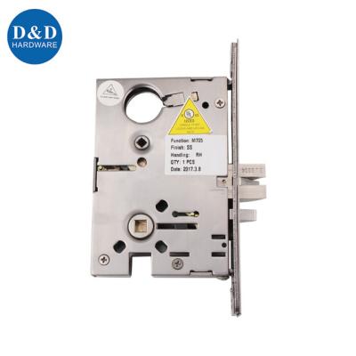 China Wood Door or Steel Door American ANSI/BHMA A156.13 UL Listed Classroom Function Mortise Lock Body for sale